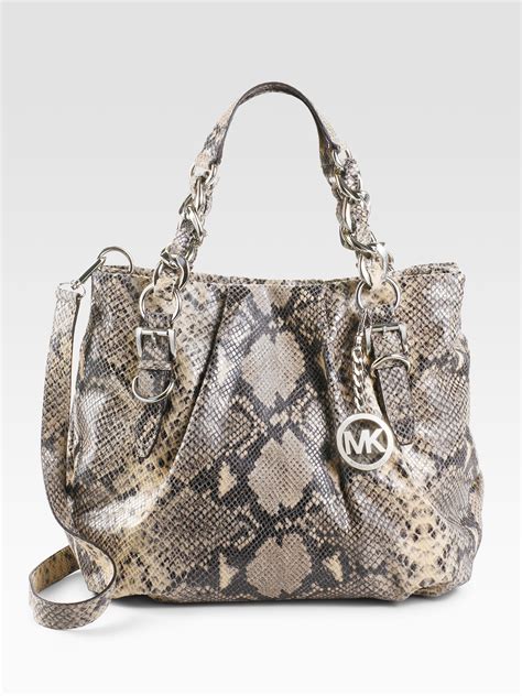 michael kors python purse black|michael kors glitter purse.